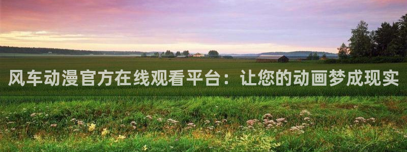 omofun老版本：风车动漫官方在线观看平台：让您的动画梦成现实