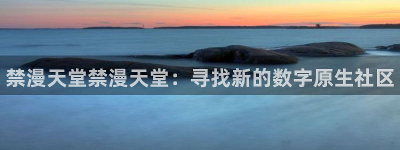 omofun网页入口：禁漫天堂禁漫天堂：寻找新的数字原生社区